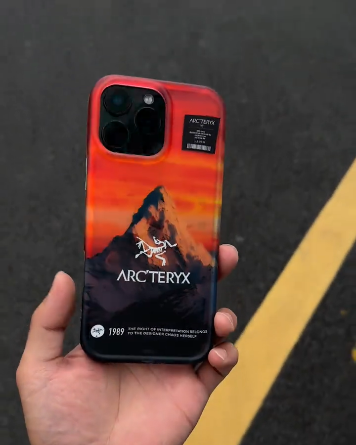 始祖鳥IMD鐳射漸變手機殼-CASEZONE